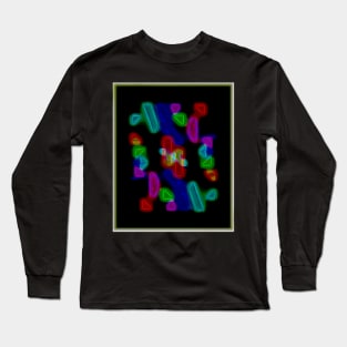 Neon Fragments Four Long Sleeve T-Shirt